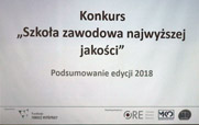 Ogólnopolski Konkurs Szkoła Zawodowa Najwyższej Jakości