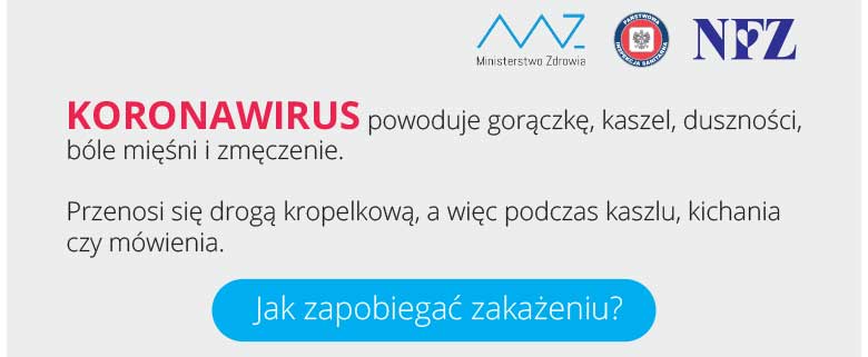 Koronawirus SARS-CoV-2 - Jak zapobiegać zakażeniu