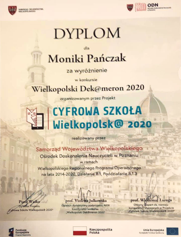 monika panczak dyplom