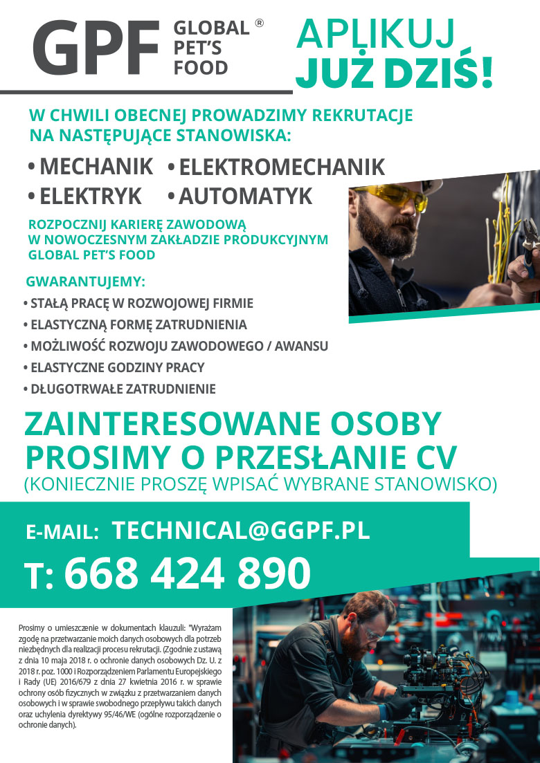 GLOBAL PET’S FOOD - Oferty pracy dla Ciebie